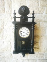 Antique 2nd World War German Wall Clock Fridrich Mauthe GMBH. striking bim-bam wall clock. Eagle