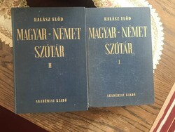 Hungarian-German dictionary i-ii. Halász predecessor 1974.