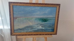 (K) erzsébet kamecz Niagara Falls 67x47 cm with frame