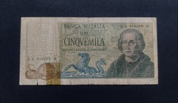 Olaszország 5.000 Lire, Líra 1973, VG