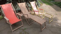 Retro sun lounger, 3 in one