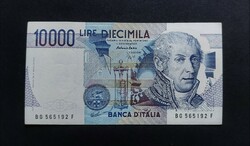 Olaszország 10.000 Lire, Líra 1984, EF