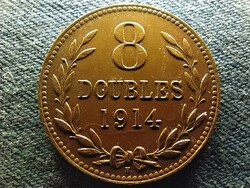 Guernsey bronze 8 double 1914 h (id66444)