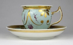 1F491 Antik aranyozott jelzett Altwien porcelán teáscsésze