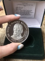 Bognár György - "150 éves a Magyar Népképviselet 1994-1998 - Kossuth L." Ag emlékérem 2 uncia