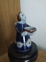 Unique glazed ceramic angel sculpture