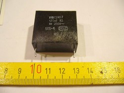 470nF X2 250V C2457 zavarszűrő kondenzátor REMIX vintage NOS -f12 -MPL csomagautomata is-47971681941