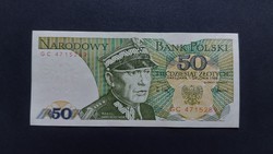Poland 50 zloty, zlotych 1988, aunc
