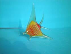 Dekoratív Muránói hal figura