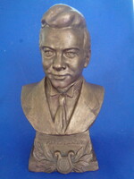 Mario lanza ceramic bust statue