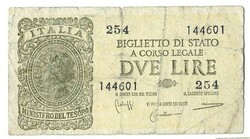 2 lira 1944 Olaszország
