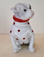Antik Art Deco porcelán kutya