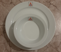 Alföldi retro plate set with gasworks logo