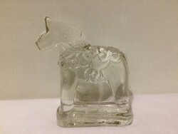 Glass dala horse-kosta boda-decoration-letterweight
