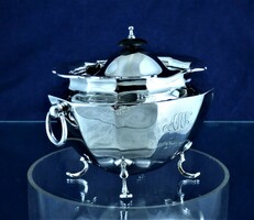 Sumptuous, antique, silver sugar bowl, London, 1903!!!