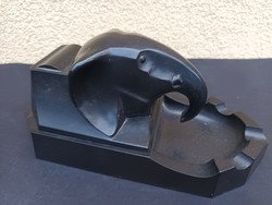 Artdeco gummon vinyl elephant ashtray