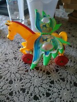 Winged horse, paci, can be pulled and its wings move, negotiable