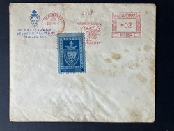 IV. PAX IFJÚSÁI BÉLYEGKIÁLLÍTÁS 1938. első napi bélyegzés FDC