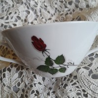 Seltmann rózsás leveses csésze