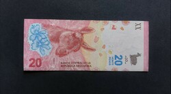 Argentina 20 Pesos 2020, AUNC