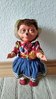 Hedgehog girl doll, old toy figure {j7}