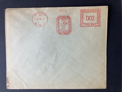 PANNÓNIA XIV. BÉLYEGNAP 1937. első napi bélyegzés FDC