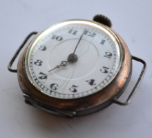 Women's silver wristwatch, working
