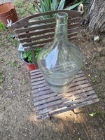 Demizson glass bottle
