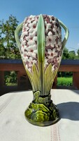 Eichwald majolica art nouveau vase