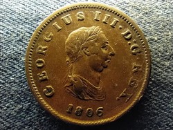Anglia III. György (1760-1820) 1/2 Penny 1806 (id66147)