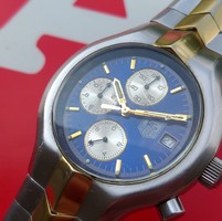 Swiss watch-looking object steel quartz chronograph tag heuer myota