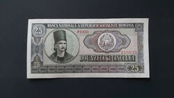 Románia 25 Lei 1966, VF+