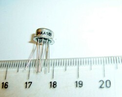 MAA501 ( LM709 ) op-amp IC -TESLA Czechoslovakia régi RETRO vintage NOS- kb.40-50 éves - antik 11981