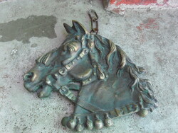 Bronze statue horse head wall decoration table centerpiece