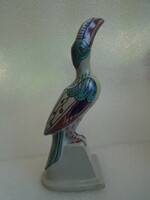 A real rarity toucan bird statue, unfortunately repaired, but still curiously hand-painted