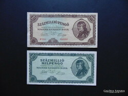 100 millió pengő - 100 millió milpengő 1946 LOT ! 01