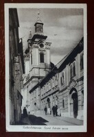 Székesfehérvár, Saint Stephen ucca - running postcard 1941