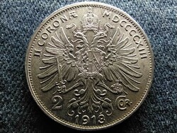 József Ferenc of Austria .835 Silver 2 crowns 1913 extra (id59127)