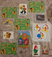 Retro stickers misi squirrel, sports slice, vuk, dwarf, energy council, small drummer, balaton