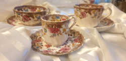 Antique English Copeland faience tea, chocolate and mocha set