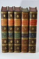 1816 - Hübner - geographical lexicon in 5 volumes complete very nice copy !!