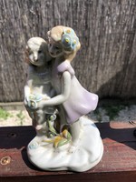 Russian porcelain girl couple.