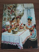 Kalocsa népviselet, húsvéti tojásfestés, postatiszta