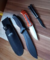 3 new knives, knives, hunting knives, daggers..