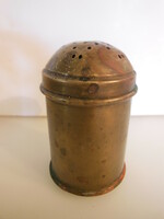 Sugar sprinkler - copper - antique - 8.5 x 5.5 cm - perfect