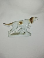 GDR porcelain numbered hunting dog