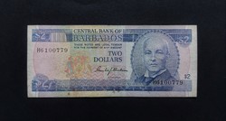 Barbados $2 1980, f+
