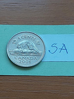 Canada 5 cents 2006 mintmark: 