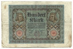 100 Mark 1920 7-digit serial number Germany 1.