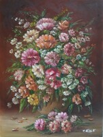 Karola Kiss (1972- ) premium prize-winning painter, 40x30 cm oil painting